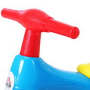 Blue Red Baby Balance Bike with Storage Bin