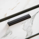 Modern White Marble Sideboard with 2 Doors and 3 Drawers