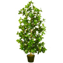 Artificial Bay Leaf Laurel Plant in Green Pot - Indoor/Outdoor Decor, 16x16x120cm