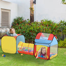 Multicolor Kids Pop Up Play Tunnel Set - Indoor/Outdoor Use - 230 x 70 x 89 cm