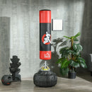 Black 70'' Freestanding Boxing Punch Bag Stand with Absorption Springs