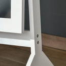 White Freestanding Adjustable Dressing Mirror 148x47cm