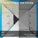 Blue Two-Person Camping Tent with Accessories