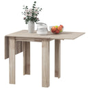 4-Seater Drop Leaf Dining Table - Oak Finish