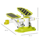 Compact Black Mini Stepper with LCD Display for Home Gym