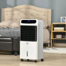 Portable 12L Tank Air Cooler with Ice Cooling and Humidifier - White