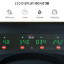 Foldable Walking Treadmill - Black, LED Display, Remote Control