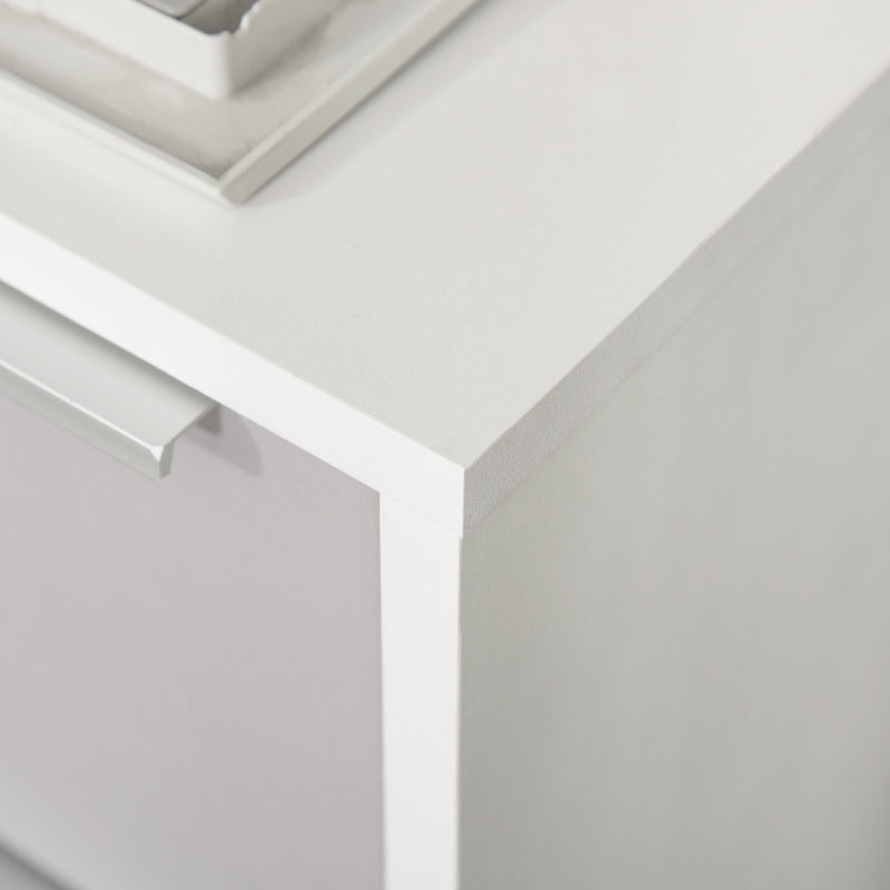 Black 3-Drawer Locking File Cabinet on Wheels for Home Office