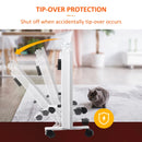 White Electric Convector Heater with 2 Heat Settings