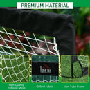 Black Foldable 6x3 ft Soccer Goal Net Set - 2 Pack