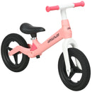 Adjustable Pink Balance Bike for 30-60 Months, No Pedal, PU Wheels