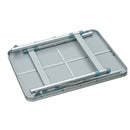 Silver Foldable Patio Picnic Table