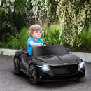 Black Licensed 12V Kids Electric Car with Remote Control
