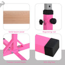 Adjustable Pink Kids Gymnastics Horizontal Bar