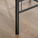 3-Piece Metal Frame Wood Top Dining Set in Black