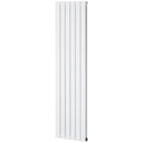 White Vertical Designer Radiator - 456 x 1800 mm Double Panel Wall Heater