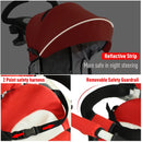 Red 4-in-1 Kids Tricycle Stroller with Canopy