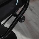 Blue Gaming Chair Set with Footrest - Recliner with Headrest and Lumbar Support