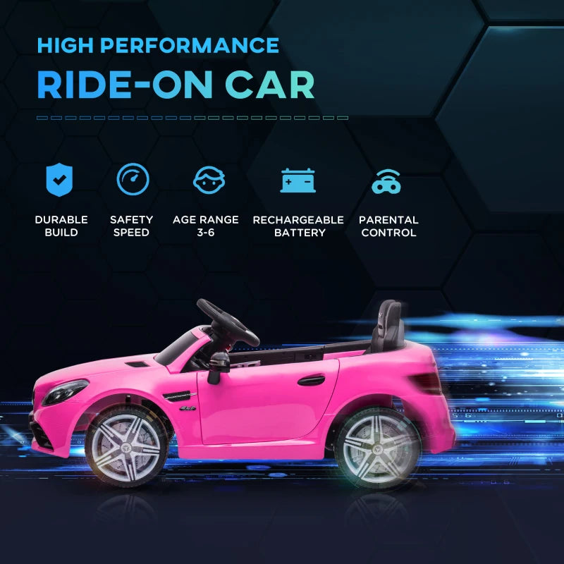 Kids Pink Licensed Electric Ride On Car with Remote Control