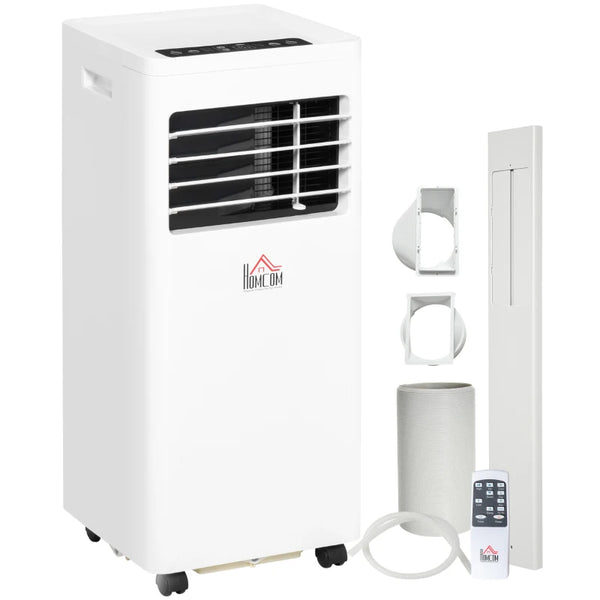Portable 7000 BTU Air Conditioner - White, 3-in-1 Cooling Unit
