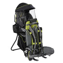Black Baby Hiking Backpack Carrier with Hip Seat & Rain Cover