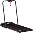 Compact Foldable Walking Treadmill with LED Display - Black