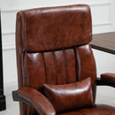 Brown High Back Gaming Recliner Chair with Footrest & Massage Points