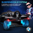 12V Black Kids Electric Ride-On Car with Remote Control and Music