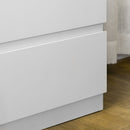 White 3-Drawer Storage Chest for Bedroom and Living Room