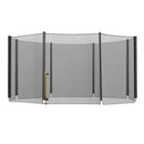 13ft Trampoline Safety Net Replacement - Black, Dual-Zip Enclosure Spare for 8-Pole Trampoline