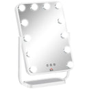 White LED Hollywood Makeup Mirror with Dimmable Lights