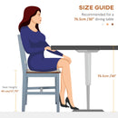 Grey Pine Wood Cross Back Dining Chairs Set of 2