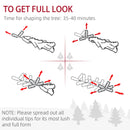 6ft Green Artificial Christmas Tree with Realistic Branches and Red Berries