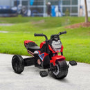 Red 3-in-1 Toddler Trike with Motorcycle Design