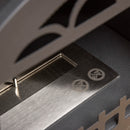 Black Ethanol Fireplace Stove - 1.2L Tank, 3 Hours Burn Time