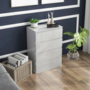 Modern White 4-Drawer Chest of Drawers for Bedroom Storage