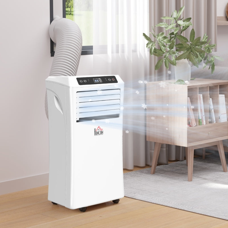 Portable 10000 BTU Air Conditioner - White, 3-in-1 Unit with Remote Control