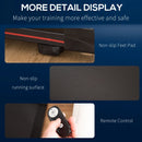 Black Indoor Walking Treadmill with LED Display & Remote Control