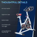Black Upright Exercise Bike with 8kg Flywheel & LCD Display