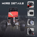 Red/Black Kids Pedal Go Kart Ride-on, 80x49x50cm