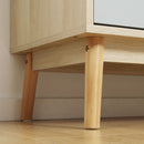 Multicoloured Kitchen Sideboard with Drawers and Cupboards, 100x40x79.5cm