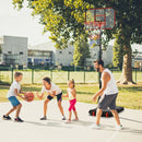 Adjustable Kids Basketball Hoop Set - Blue, Portable & Sturdy