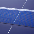6ft Blue Folding Ping Pong Table with Net - Indoor/Outdoor Multi-Use