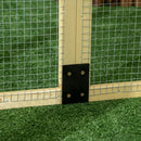 Large Wooden Chicken Run & Coop - Natural Wood Finish