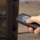 Black Electric Fireplace Heater with LED Flame Effect