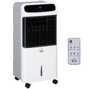 Portable 12L Tank Air Cooler with Ice Cooling and Humidifier - White