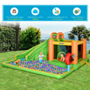 Kids 7-in-1 Bouncy Castle with Water Slide - Blue