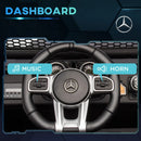 White Kids Electric Ride-On Mercedes Unimog Car with Remote Control