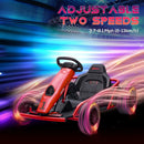 Red Electric Drift Go Kart for Kids, 2 Speeds, Ages 8-12