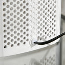 White & Black Bedroom Air Purifier with 3-Stage Filtration System